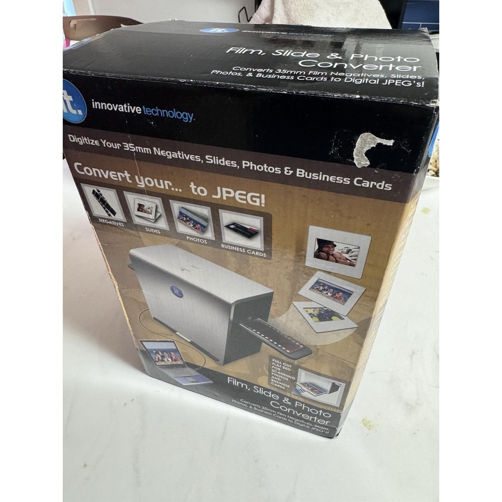 Innovative Technology ITNS-500 Film & 35mm Slide Converter Scanner New, Open Box - Picture 7 of 10